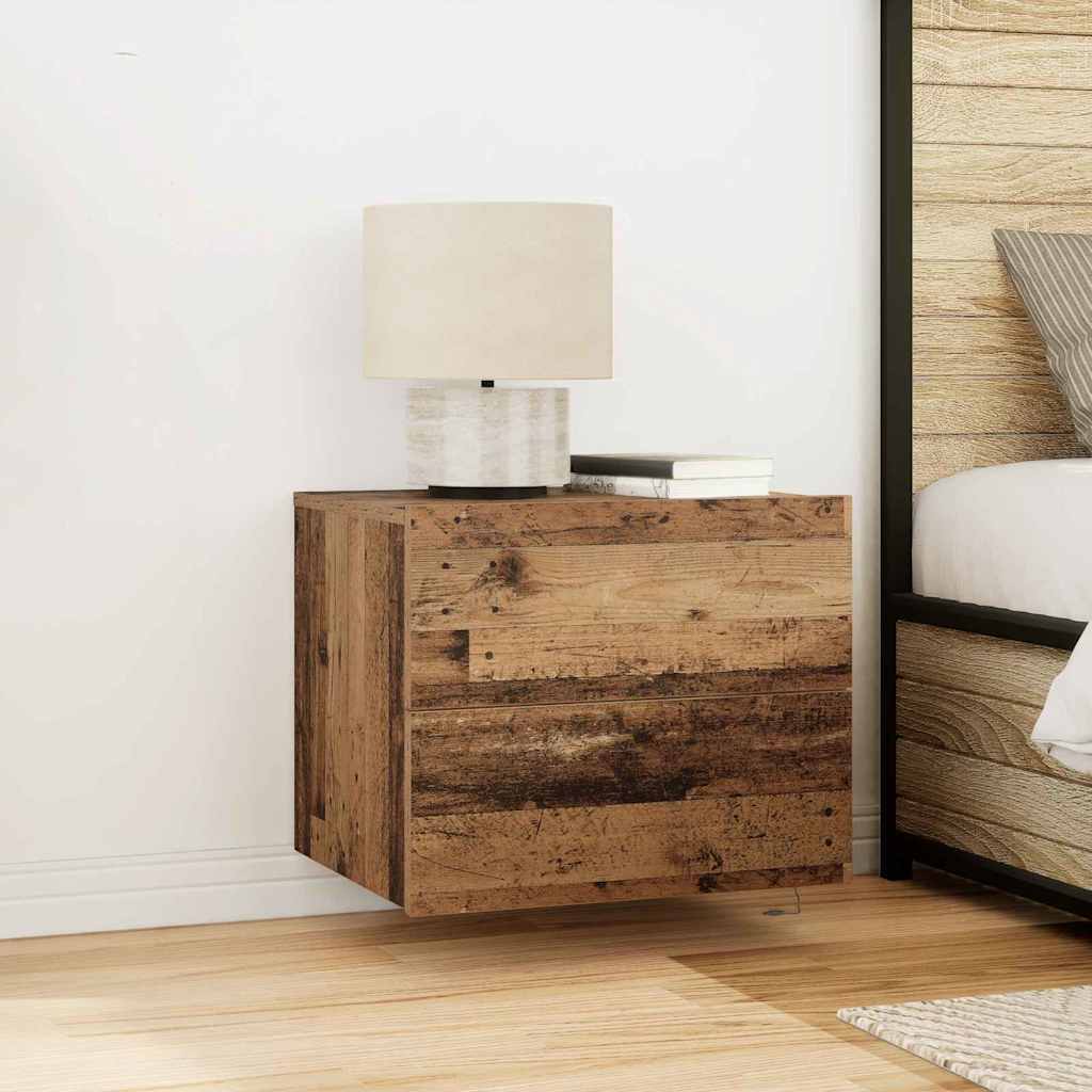 wall-mounted bedside table with LED lights   wall-mounted bedside tables with LED lights