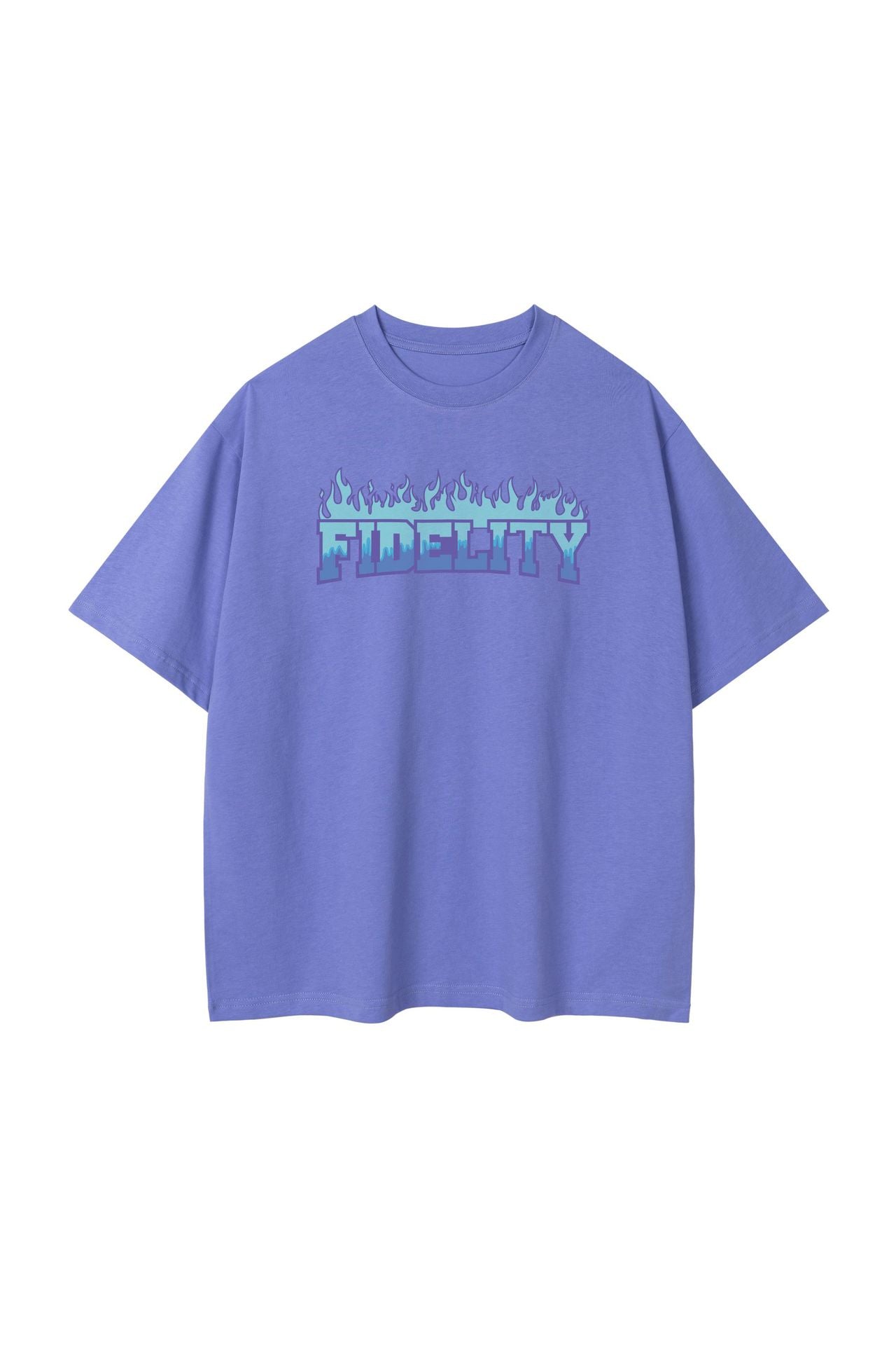 Flame Pure Cotton Simple Casual T-shirt
