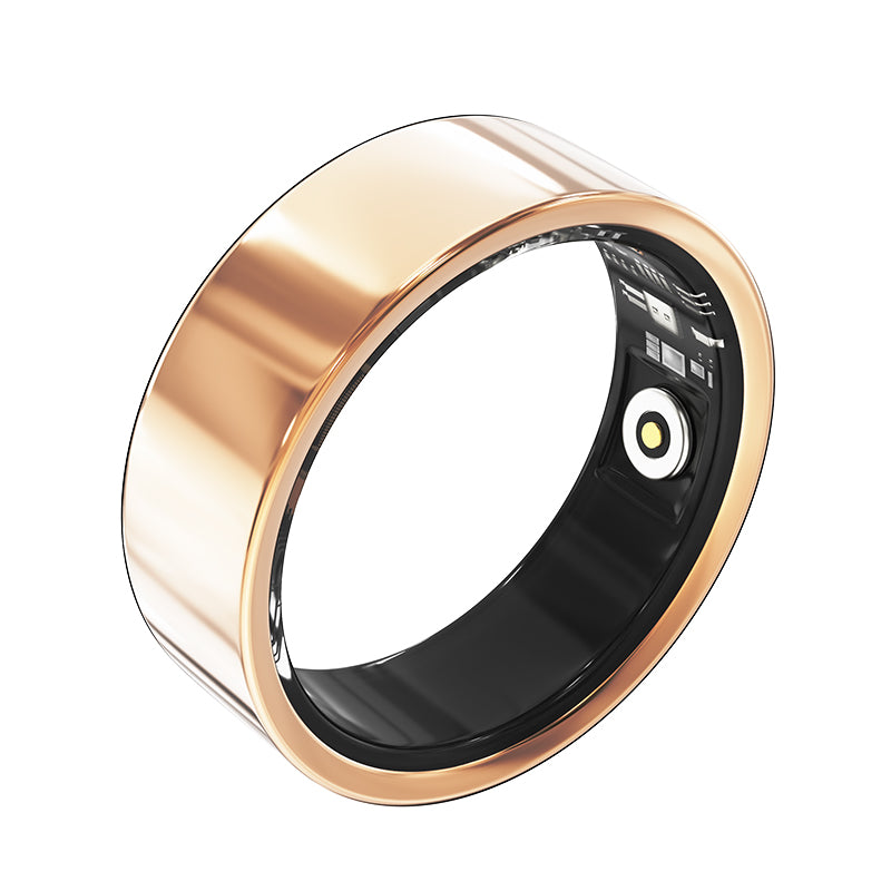 Smart Ring Health Tracker - Fitness Sleep Heart Rate Blood Oxygen Tracker Smart Ring For Men And Women,IP68 Waterproof Level Bluetooth Fitness Tracker Rings Family Care