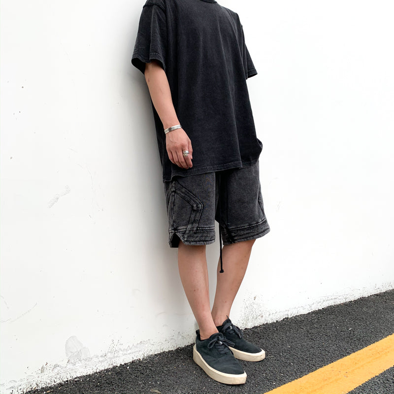 Vintage cotton baggy shorts