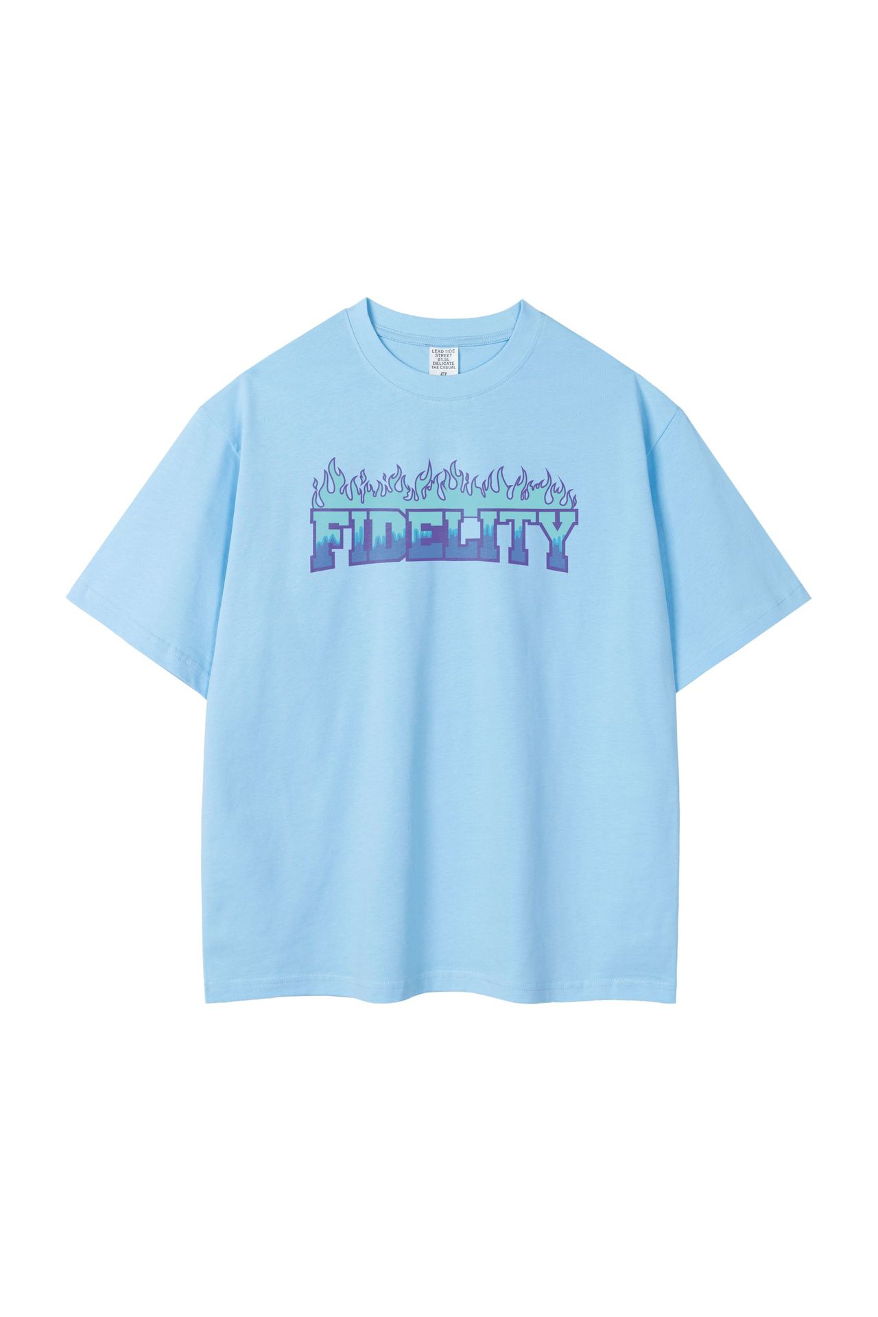 Flame Pure Cotton Simple Casual T-shirt