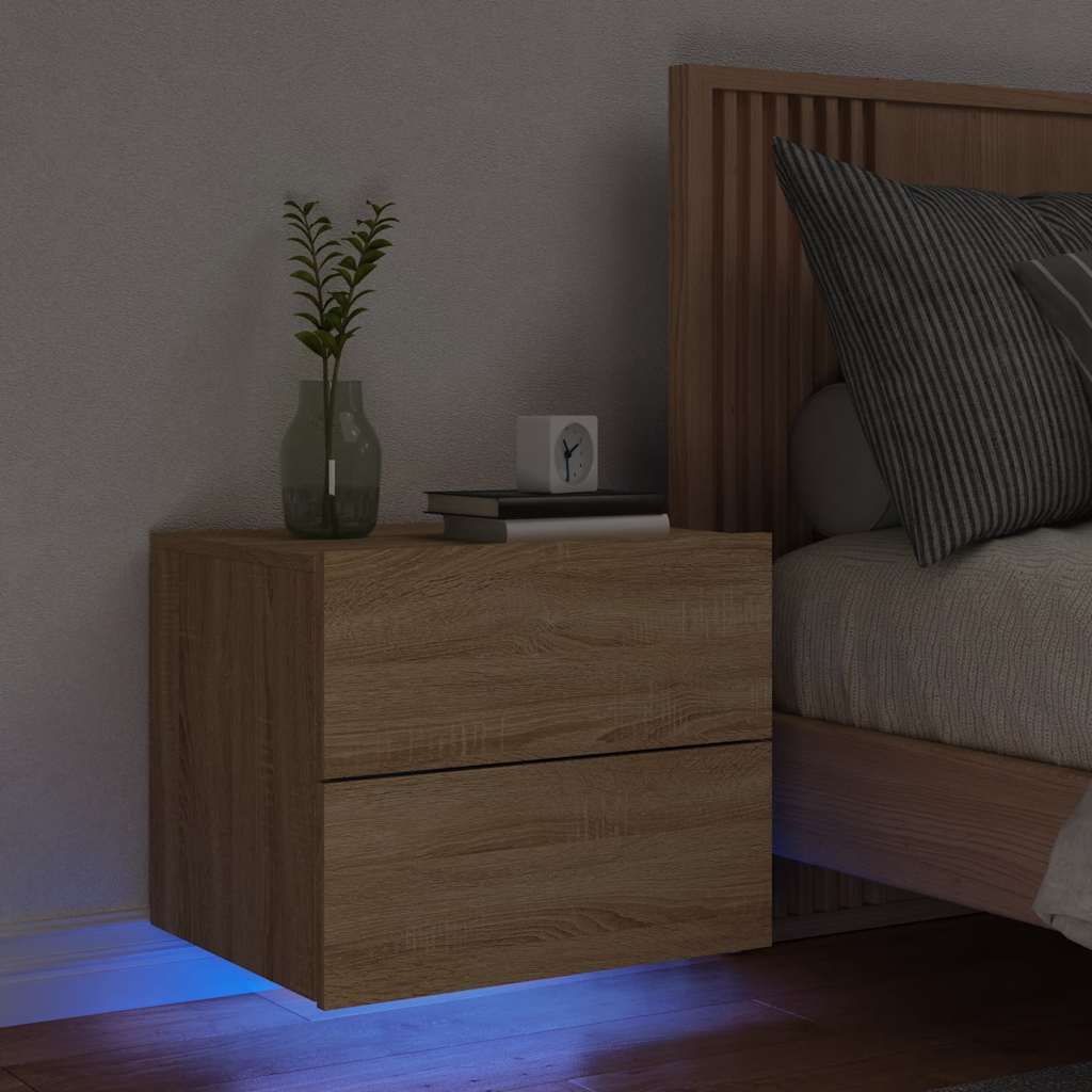 wall-mounted bedside table with LED lights   wall-mounted bedside tables with LED lights