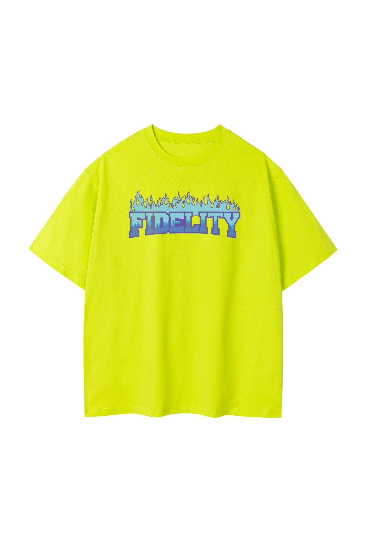 Flame Pure Cotton Simple Casual T-shirt