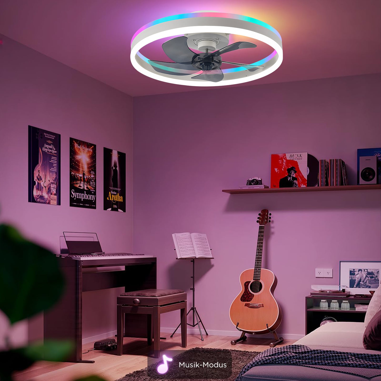 RGB Fan Lights For PCs Remote Control