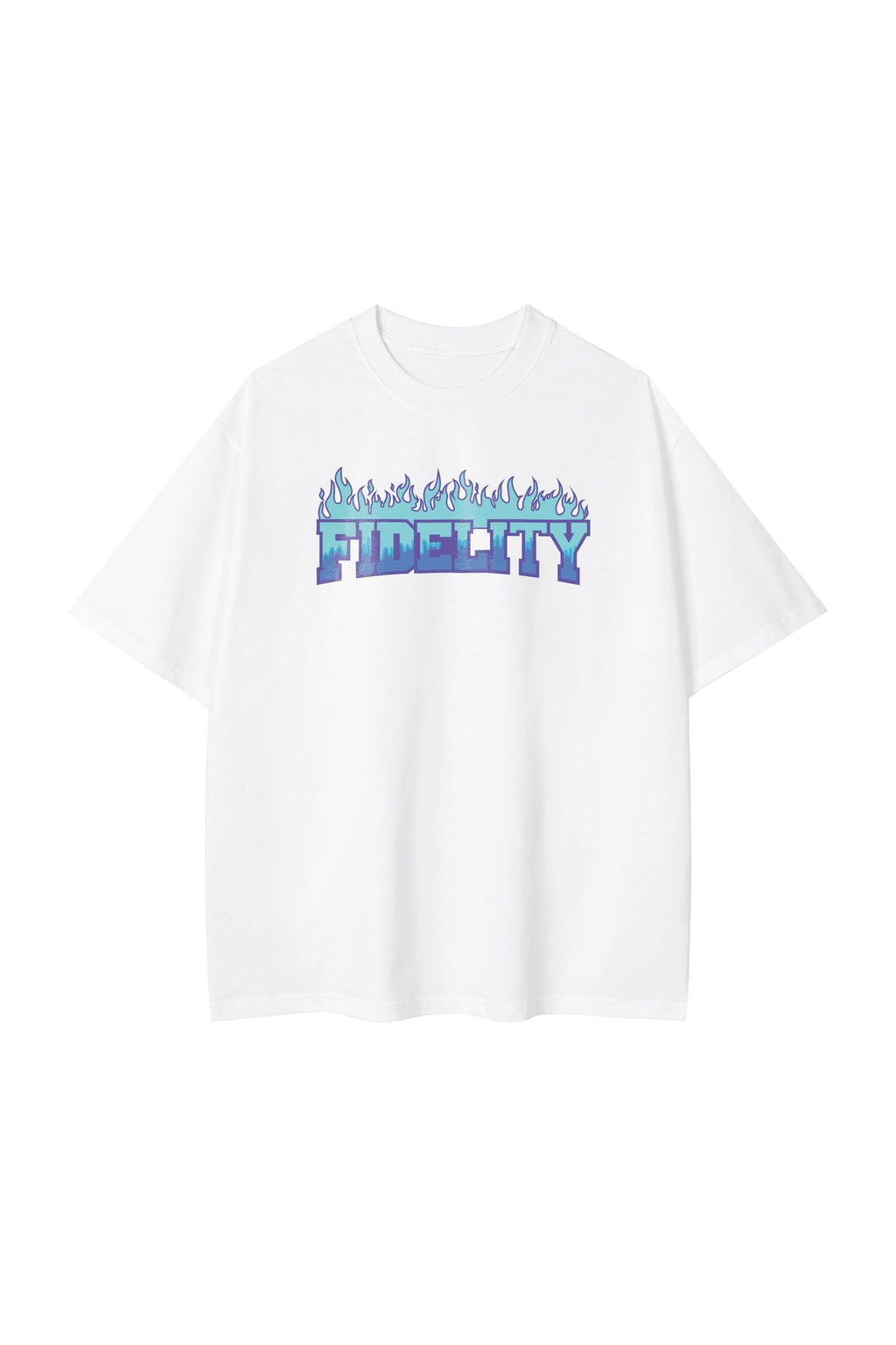 Flame Pure Cotton Simple Casual T-shirt