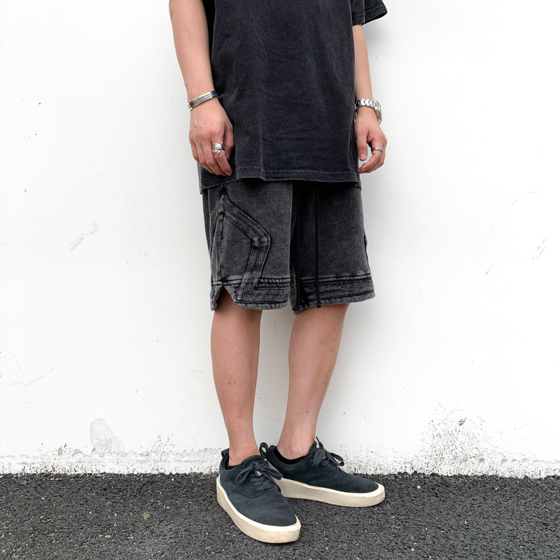 Vintage cotton baggy shorts