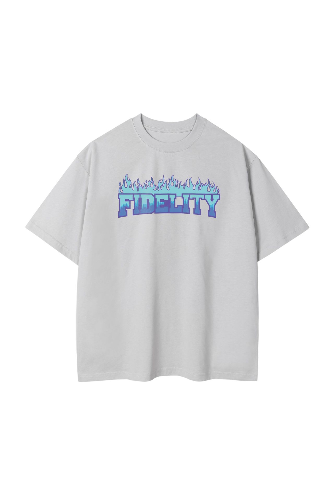 Flame Pure Cotton Simple Casual T-shirt