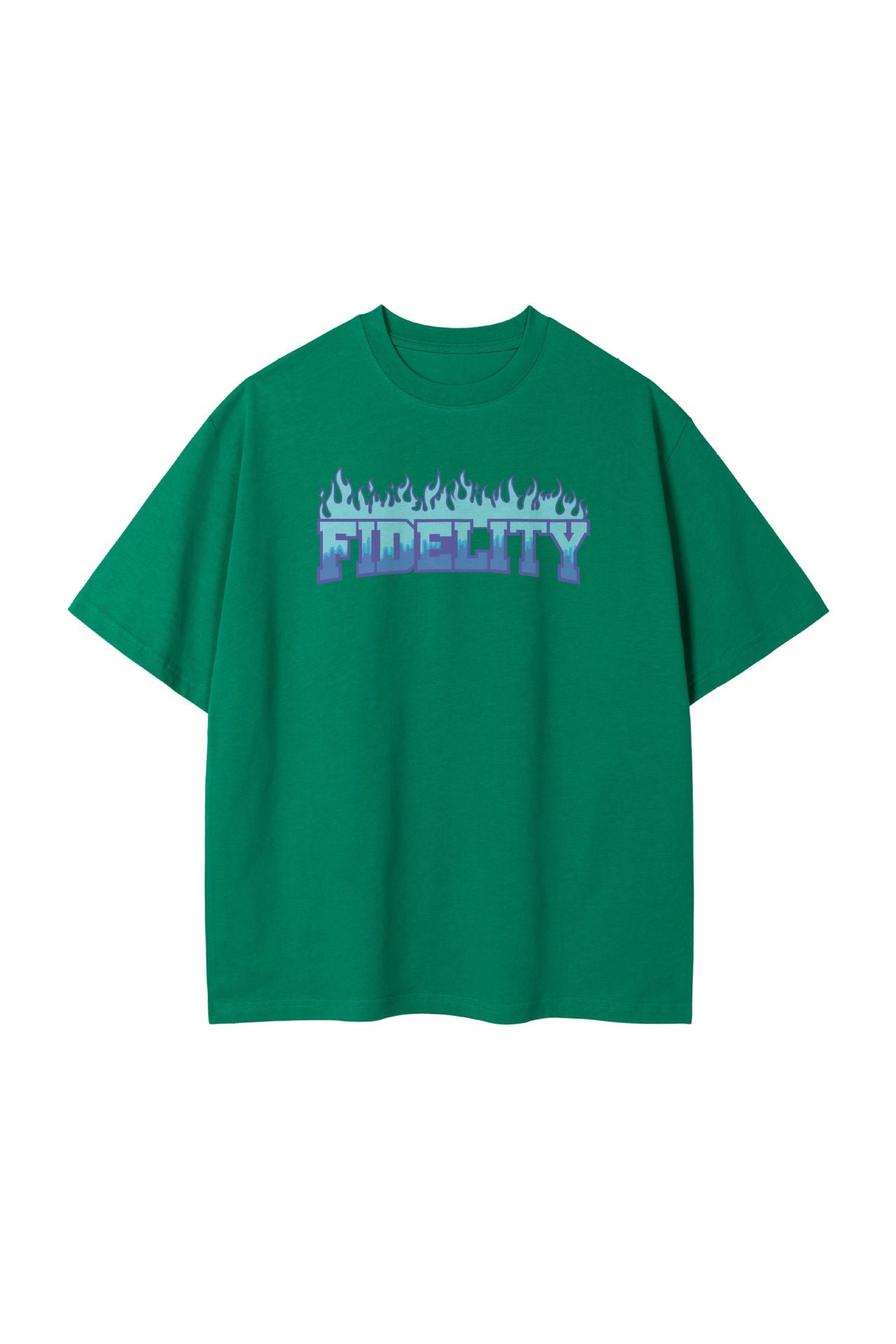 Flame Pure Cotton Simple Casual T-shirt