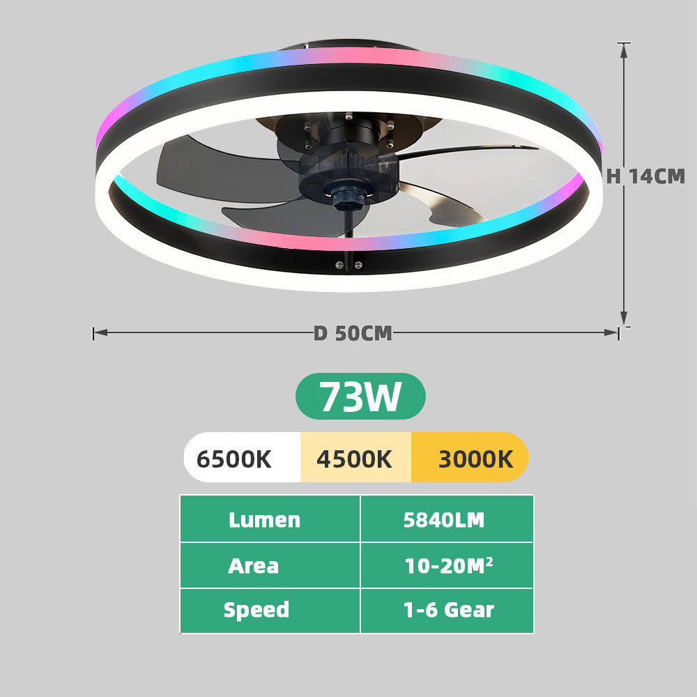 RGB Fan Lights For PCs Remote Control