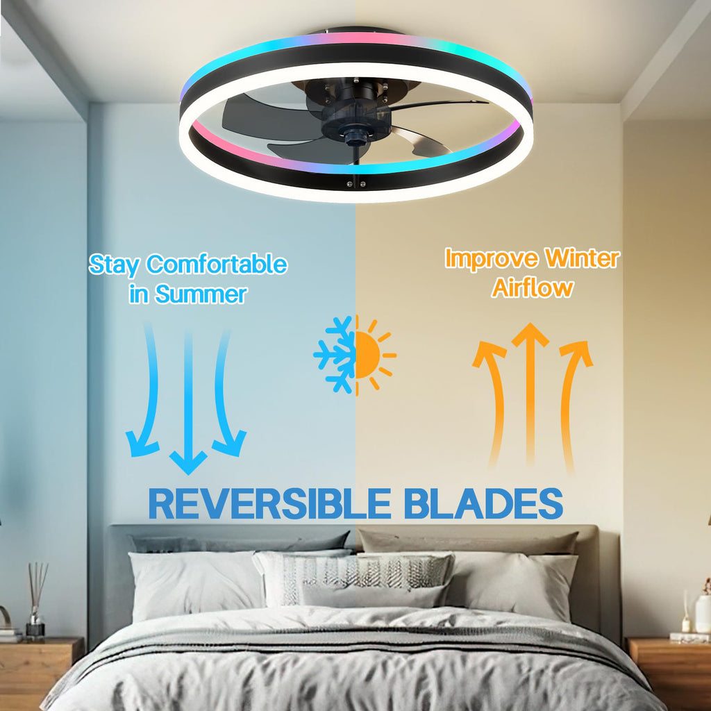 RGB Fan Lights For PCs Remote Control