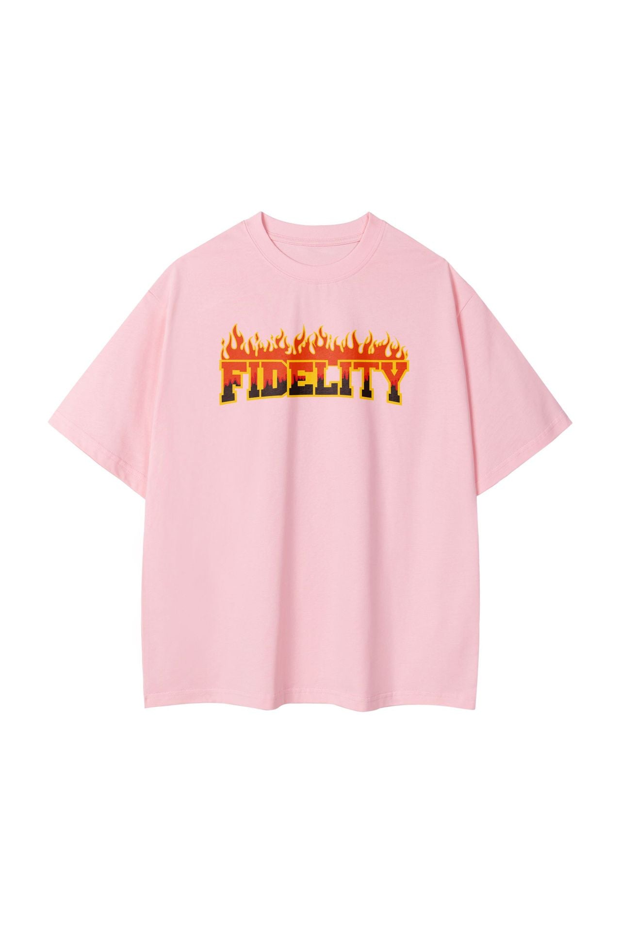 Flame Pure Cotton Simple Casual T-shirt